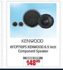 2001 Audio Video KENWOOD KFCP710PS 6.5 Inch Component Speaker offer