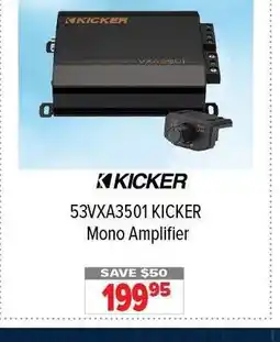 2001 Audio Video KICKER 53VXA3501 KICKER Mono Amplifier offer