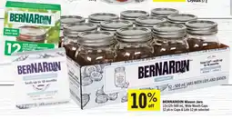 Foodland Bernardin mason jars offer