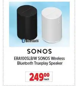 2001 Audio Video SONOS ERA100SLB/W Wireless Bluetooth Trueplay Speaker offer