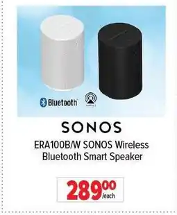 2001 Audio Video SONOS ERA100B/W Wireless Bluetooth Smart Speaker offer