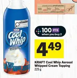 Foodland Kraft cool whip aerosol whipped cream topping offer