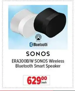 2001 Audio Video SONOS ERA300B/W Wireless Bluetooth Smart Speaker offer