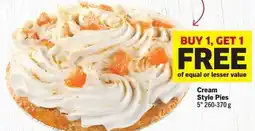 Foodland Cream Style Pies 5" offer