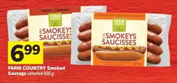 Foodland Farm country smoked sausage offer