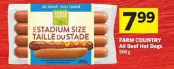 Foodland Farm country all beef hot dogs offer
