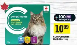 Foodland Compliments cat litter offer