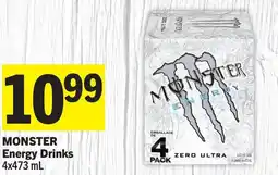 Foodland Monster energy drinks offer
