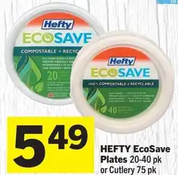 Foodland Hefty ecosave plates or cutlery offer