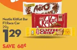 Longo's Nestle KitKat Bar F1 Race Car offer