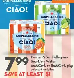 Longo's Perrier & San Pellegrino Sparkling Water offer
