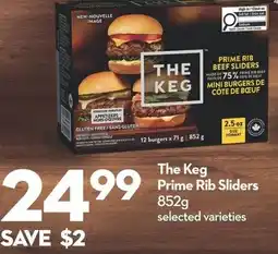 Longo's The Keg Prime Rib Sliders offer