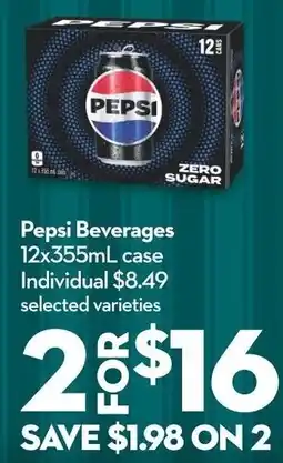 Longo's Pepsi Beverages offer