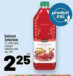 Metro boisson Selection offer