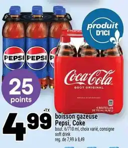 Metro Boisson gazeuse pepsi, coke offer