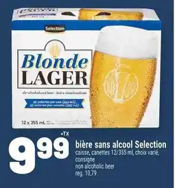 Metro Bière sans alcool selection offer
