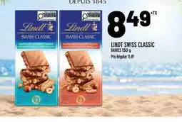 Metro Lindt swiss classic barres offer