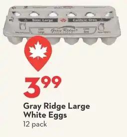 Longo's Gray Ridge Large White Eggs offer