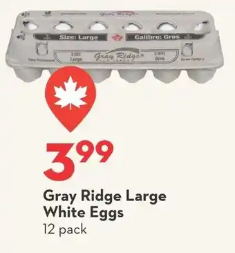 Longo's Gray Ridge Large White Eggs offer