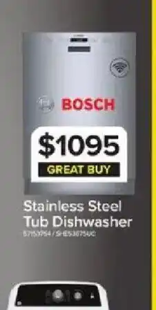Leon's Stainless Steel Tub Dishwasher offer