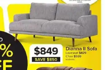 Leon's Dianna II Sofa offer