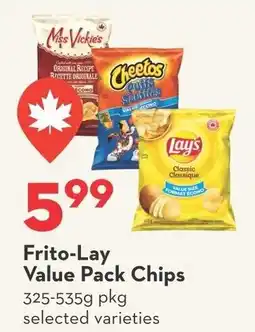 Longo's Frito-Lay Value Pack Chips offer