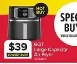 Leon's Large Capacity Air Fryer offer