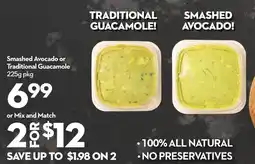 Longo's Smashed Avocado or Traditional Guacamole offer