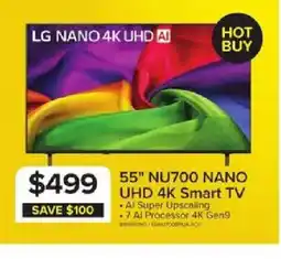 Leon's 55" NU700 NANO UHD 4K Smart TV offer