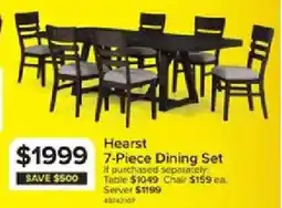 Leon's Hearst 7-Piece Dining Set offer