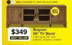 Leon's Brayden 65 TV Stand offer