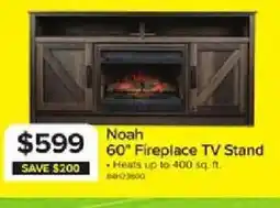Leon's Noah 60" Fireplace TV Stand offer