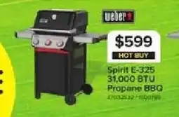 Leon's WEBER Spirit E-325 31,000 BTU Propane BBQ offer