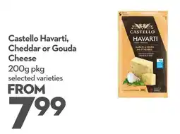 Longo's Castello Havarti, Cheddar or Gouda Cheese offer