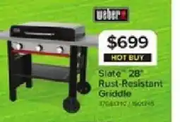 Leon's Slate 28 Rust-Resistant Griddle offer