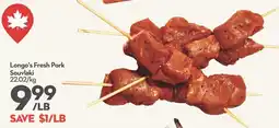 Longo's Longo's Fresh Pork Souvlaki offer