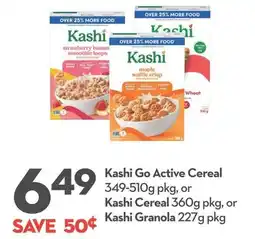 Longo's Kashi Go Active Cereal or Kashi Cereal or Kashi Granola offer
