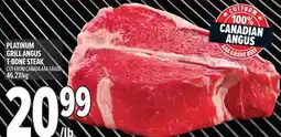 Metro Platinum grill angus t-bone steak offer