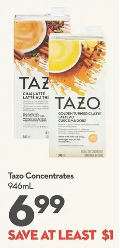 Longo's Tazo Concentrates offer