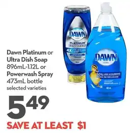 Longo's Dawn Platinum or Ultra Dish Soap or Powerwash Spray offer