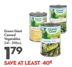 Longo's Green Giant Canned Vegetables offer