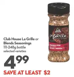 Longo's Club House La Grille or Blends Seasonings offer