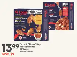 Longo's St. Louis Chicken Wings or Boneless Bites offer
