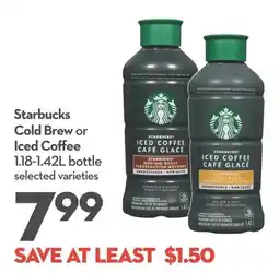 Longo's Starbucks Cold Brew or Iced Coffee offer