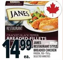 Metro Janes restaurant style breaded chicken offer