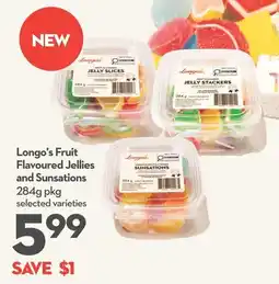 Longo's Longo's Fruit Flavoured Jellies and Sunsations offer