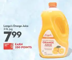 Longo's Longo's Orange Juice offer