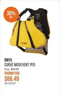 Sail Curve MoveVent PFD offer