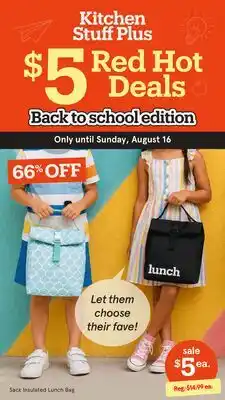 Kitchen Stuff Plus Kitchen Stuff Plus Lunch Bags offer