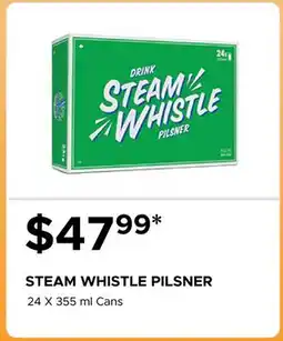 The Beer Store STEAM WHISTLE PILSNER offer